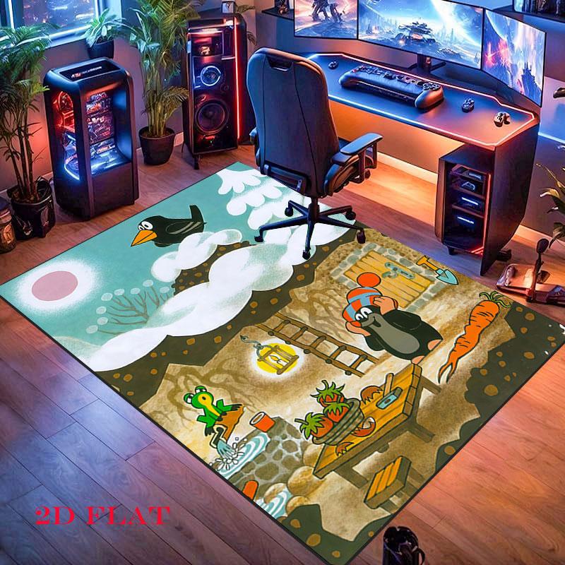 Maisy Mouse Carpet Rug for Living Room Bedroom Home Sofa Decoration,Kids Play Nonslip Floor Mat