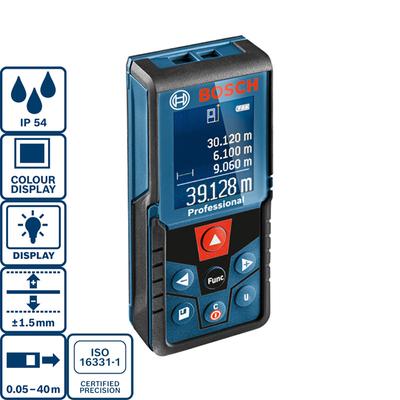GLM400 Laser Rangefinder 40 Meters Measurement Range with Color Display