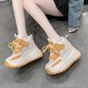 Fashion 11CM Women Chunky Sneakers Spring Autumn Breathable Casual Shoes Wedge Heels Platform Shoes Chaussures Femme Sports Dad Shoes