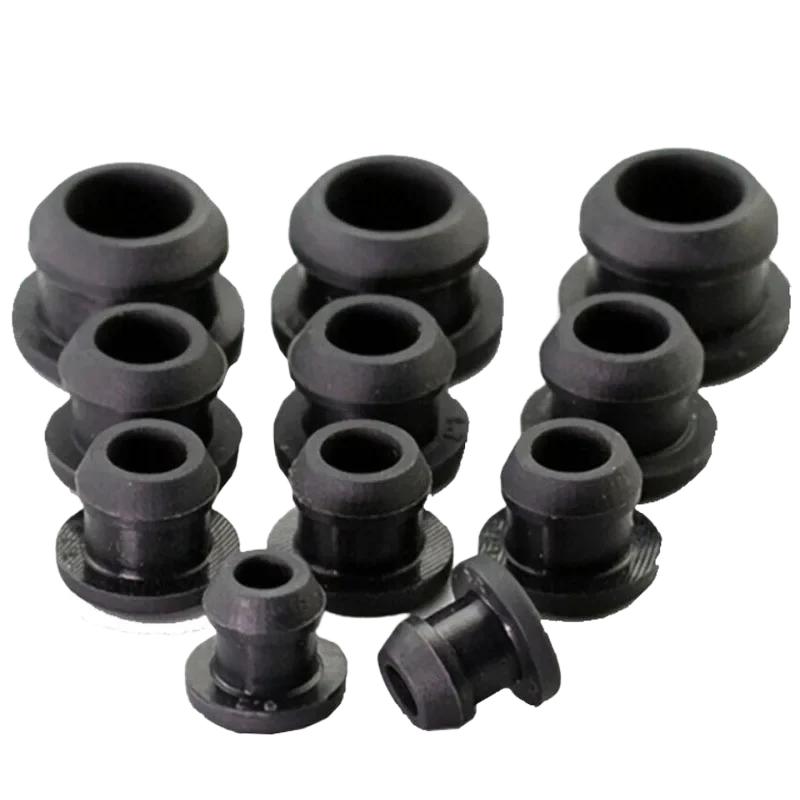Silicone T Type Conical Hole Plug Snap Fit Blanking End Cap Waterproof Dust Seal Stopper Pipe Tube Plug Bung 2.5-50.6mm