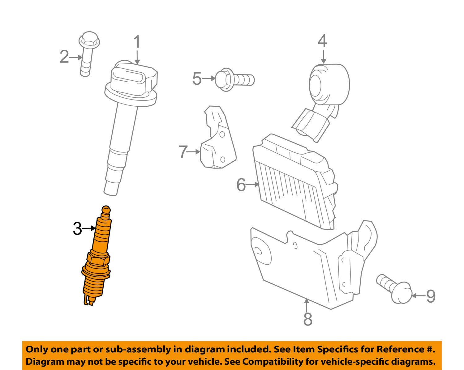 

Genuine Toyota Spark Part Number Plug, 90919-01265