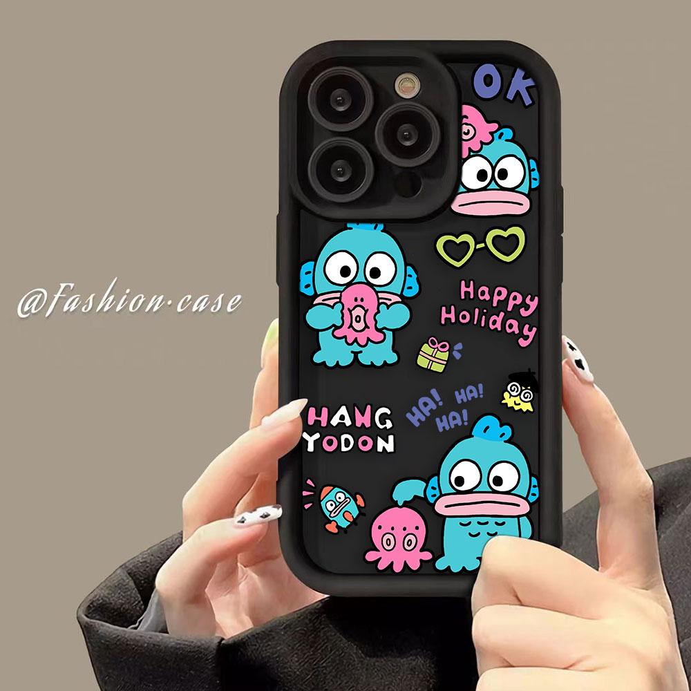 Cartoon H-Hangyodon Phone Case For iPhone 15 14 13 12 11 16 XS Max X XR SE 7 8 6 6S Plus Shock16of Silicone Case Funda Shell