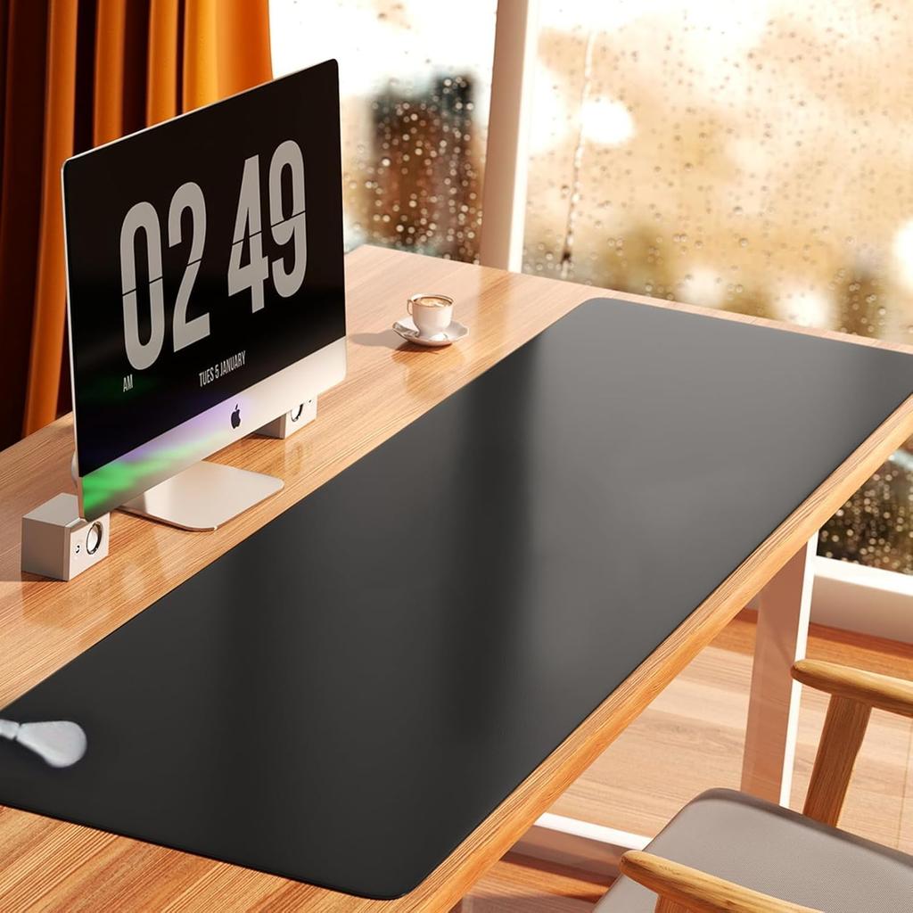 Jordningsmatta-kit med 15ft jordningssladd, jordningsplatta för hälsa, jordningsbäddmatta för fotmatta, datormatta, sovmatt, husdjursmatta (10" x 26.7")