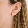 Prevent Allergy Square Geometric  Ear Buckle Korean  Style Minimalist Hoop Earring  Party