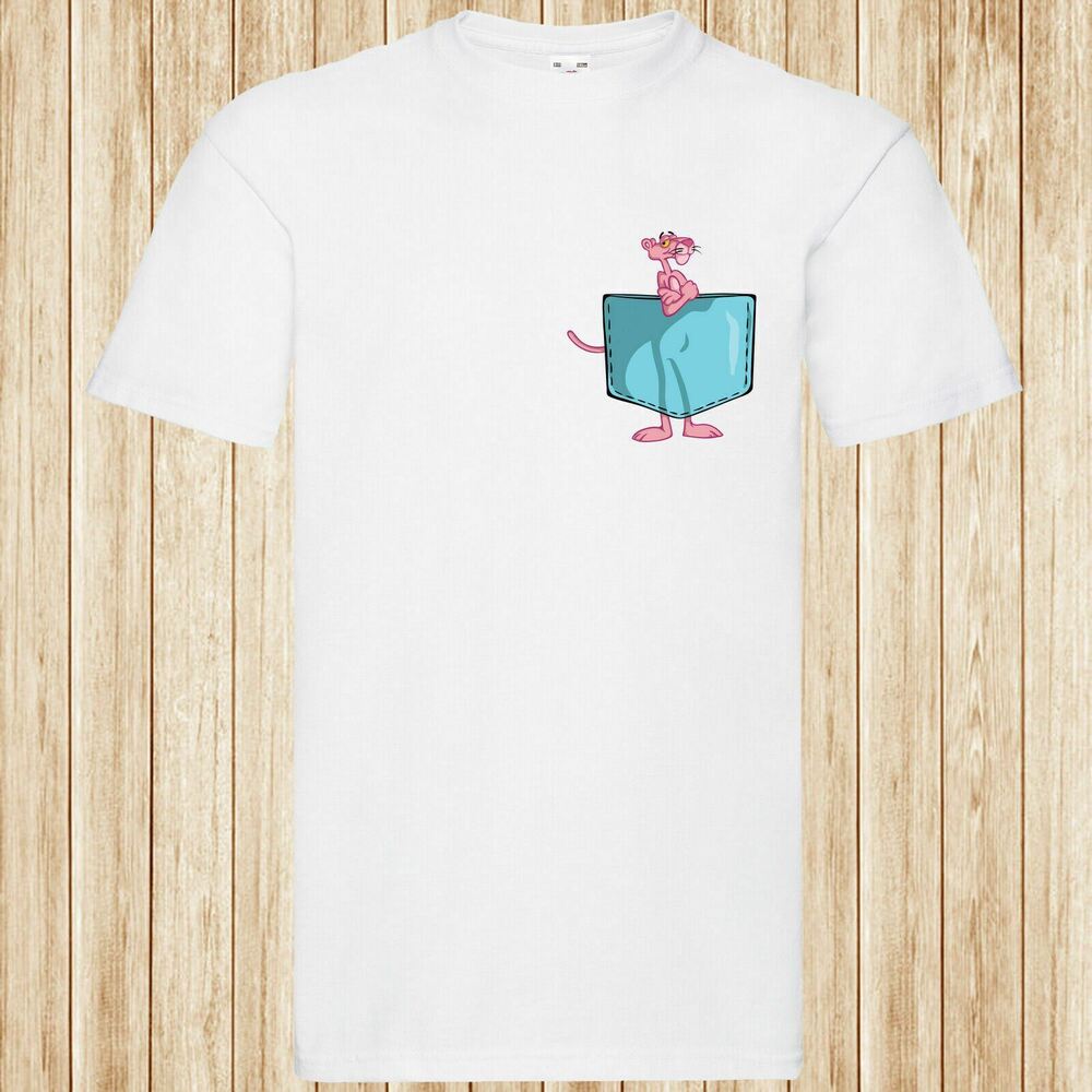 

Футболка унисекс с карманом «Розовая пантера»