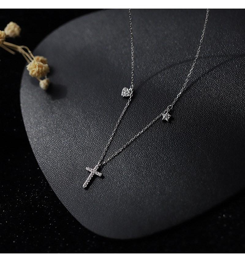 Trendy Shiny Bead Clavicle Necklace for Women - Cool Niche Design