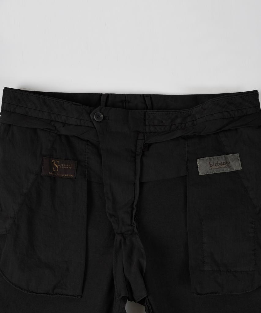 BIRBANTE Sondrio Garment-Dyed Chino Pants - Charcoal