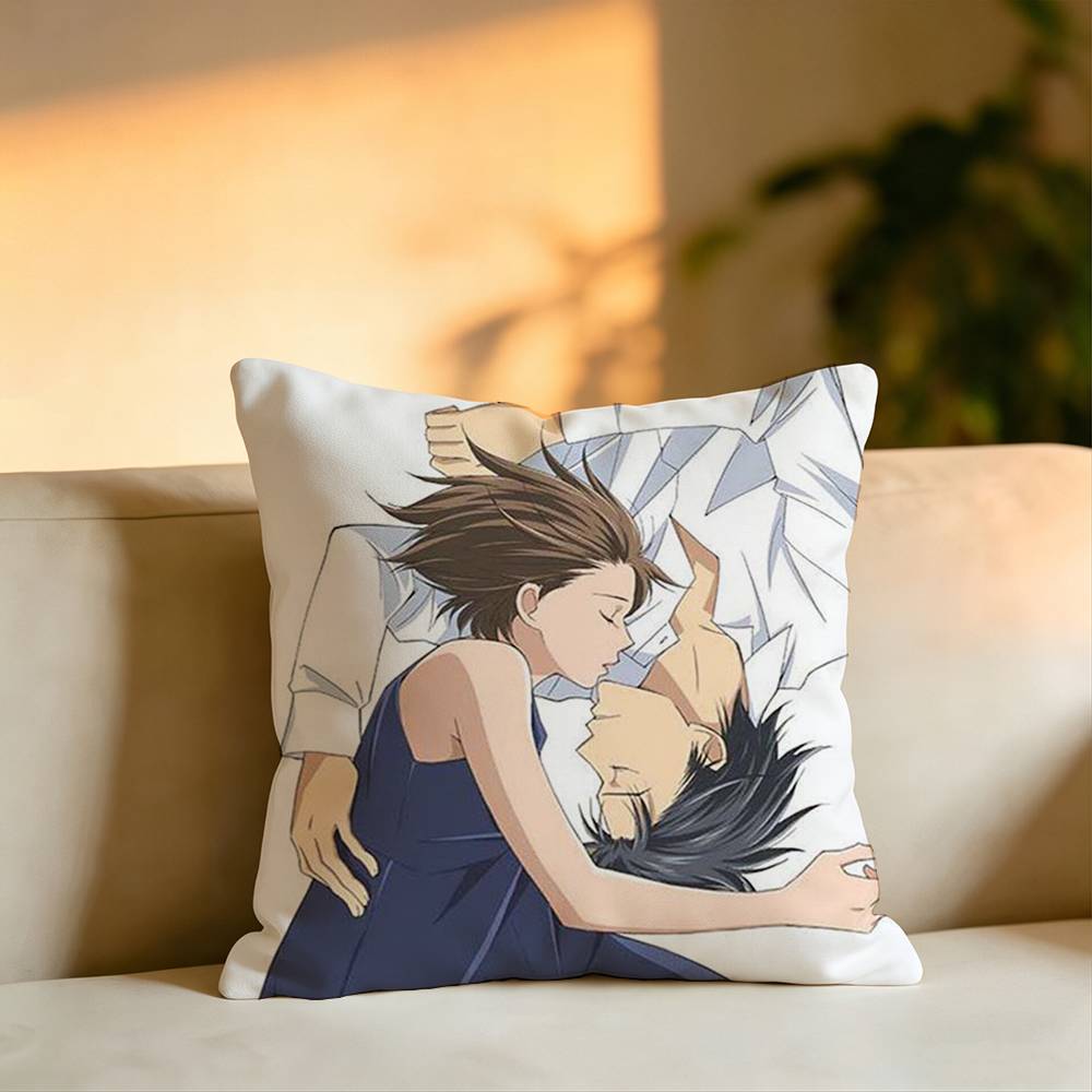 Hot Anime NNodame Cantabile Pillow Case Square DoubleSided Sofa Cushion Cover Bedroom Bedside Pillow
