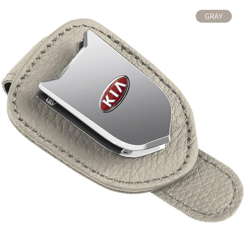 1pcs New Car Sunglasses Protect Storage Cases Sun Visor Glasses Box Car Accessories For KIA Sportage Ceed Sorento Cerato Optima Picanto Rio Soul K3 K5