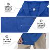 Classic Mid-Length Slim Fit Hooded Trench Coat Men Solid Color Casual Outerwear
