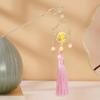 Épingle à Cheveux Fleur Lumineuse Pour Femmes Créative Lotus Émet Lumière Lanterne Gland Bâton à Cheveux Style Chinois Vintage Métal Accessoire de Cheveux