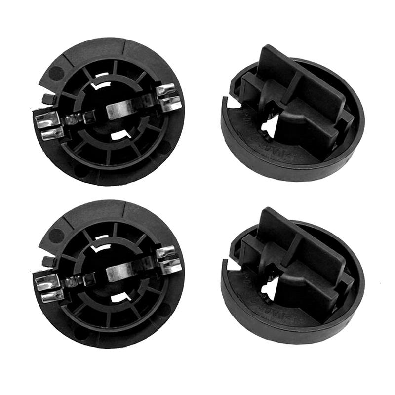 4Pcs/set Black Car Rear Tail Lamp Light Bulb Holder Socket Replacement For BMW Mini R61 R59 R58 R57 R56 Part Number 63212756177