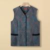 Elderly Women's V-Neck Spring Autumn Loose Vest