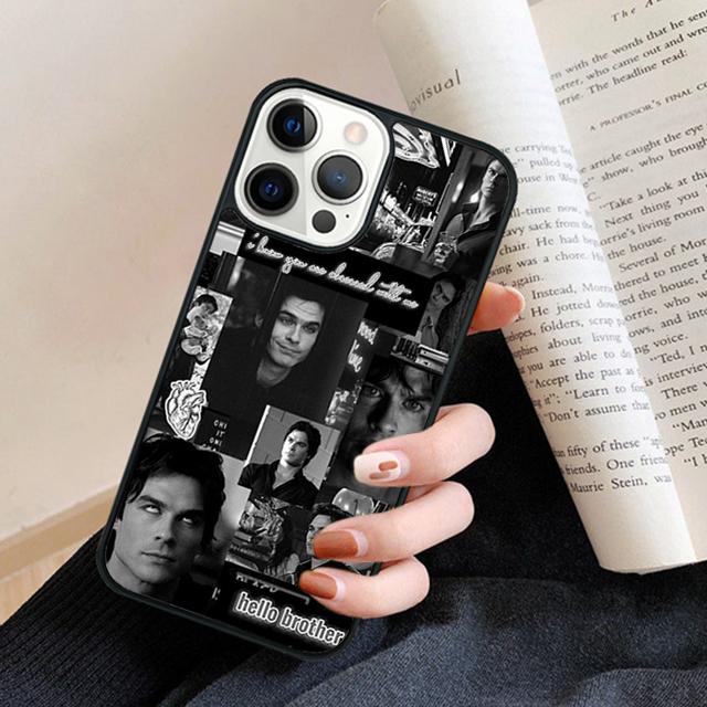 Damon Salvatore Phone Case Cover For iPhone 17 Air 16 15 14 plus 11 12 13 pro max coque Shell Fundas