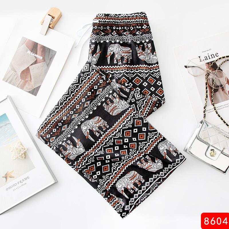 Elephant Yoga Pants With High Waist And Wide Legs For Summer Casual Wear