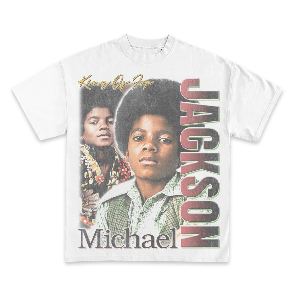 Movie Michael Jackson Graphic MJ King of Pop Unisex TShirt Unisex Cotton Short Sleeve Y2k Oversized Tee Streetwear Vintage Tops