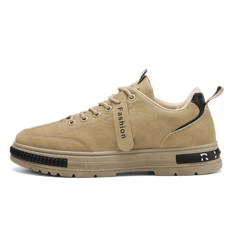 Mode Herrenschuhe Lässige Martin Schuhe Atmungsaktive Arbeit Modische Sneaker Low Top Leder Ballerinas für Herren Formelle Kleidung Walking Büro Schuhe