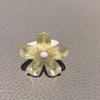 1 PCS New Plaid Flower Bowknot Pearl Shoe Clip High-End Accessory Vintage Fabric for Women and Girls Sneakers Flat Shoes Charms