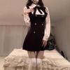 French Fake Two-piece Shirt Dress Women's Clothing Early Autumn New School Style Waist Summer Skirt