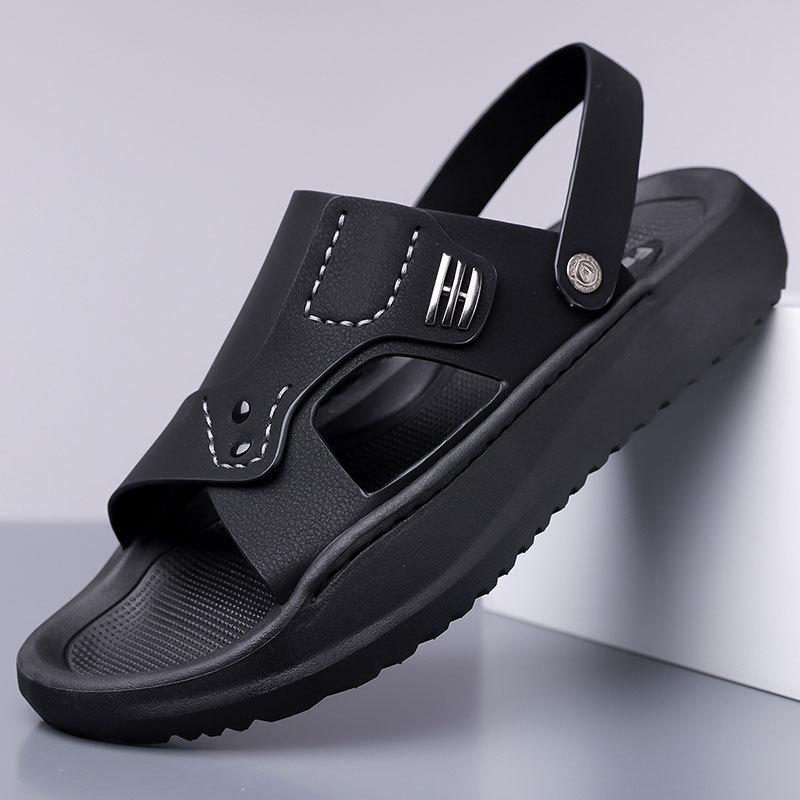 2025 Sandals Men's Summer Men's Wear Non-slip Sports Driving Slippers Men's Shoes Beach 2025