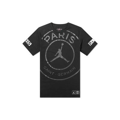 Jordan Camiseta com Logo X Paris Saint-Germain Preta Masculina Streetwear BQ8384-010