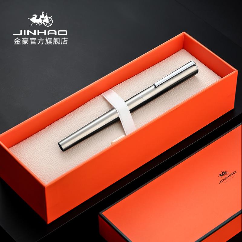 Jinhao 35 Full Metal Fountain Pen Luxury EF/F Nib Stainless Steel Calligraphy Writing Pen Office School Stationery Supplies