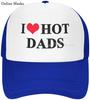 I Love Hot Moms Bucket Hat Unisex Adult I Heart Hot Moms Adjustable Baseball Cap Gift Hats Mesh Trucker Caps Unisex Womens