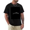 300 SL Flügeltürer W198 Silhouette T-Shirt Klassisches Grafik Kurzarm Oberteil