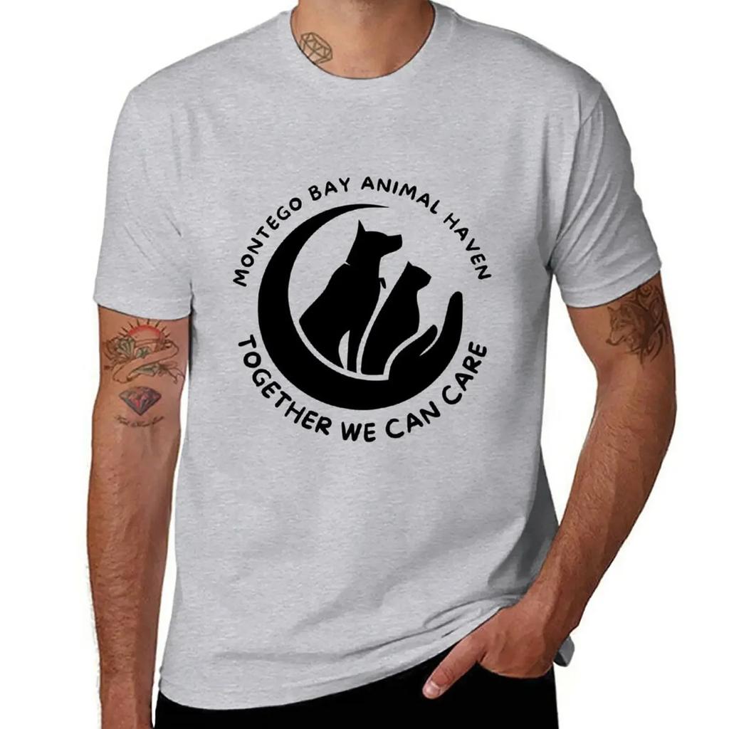 Together We Can Care T-Shirt Oversizeds Short Sleeve Tee Men's T-shirt