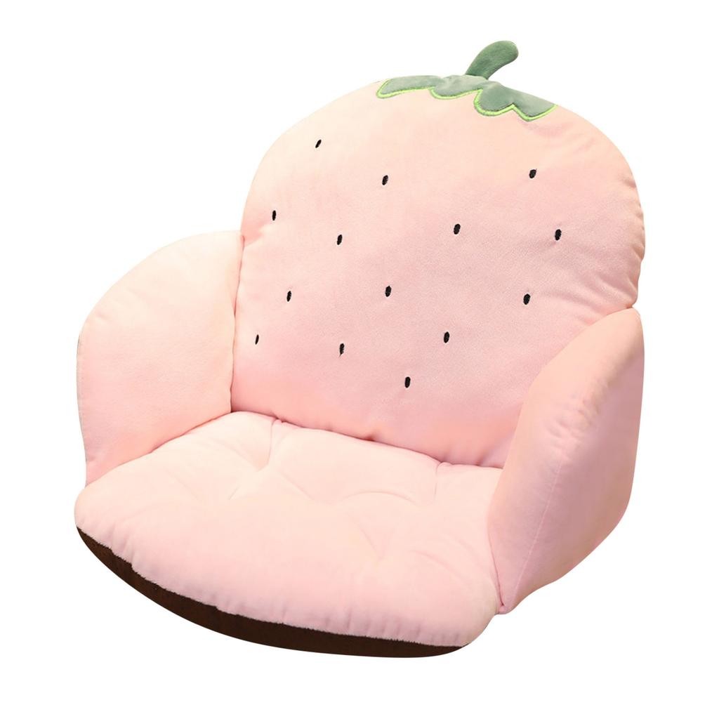 Home Decoration Cartoon Plush Chair Cushion Non-Slip Lumbar Support Chair Cushions Cartoon Animal Soft Comfortable Chair Pillows