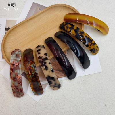 Retro High-Class Acetate Spring Clip for Versatile Women's Updo & Ponytail Hair Styling
