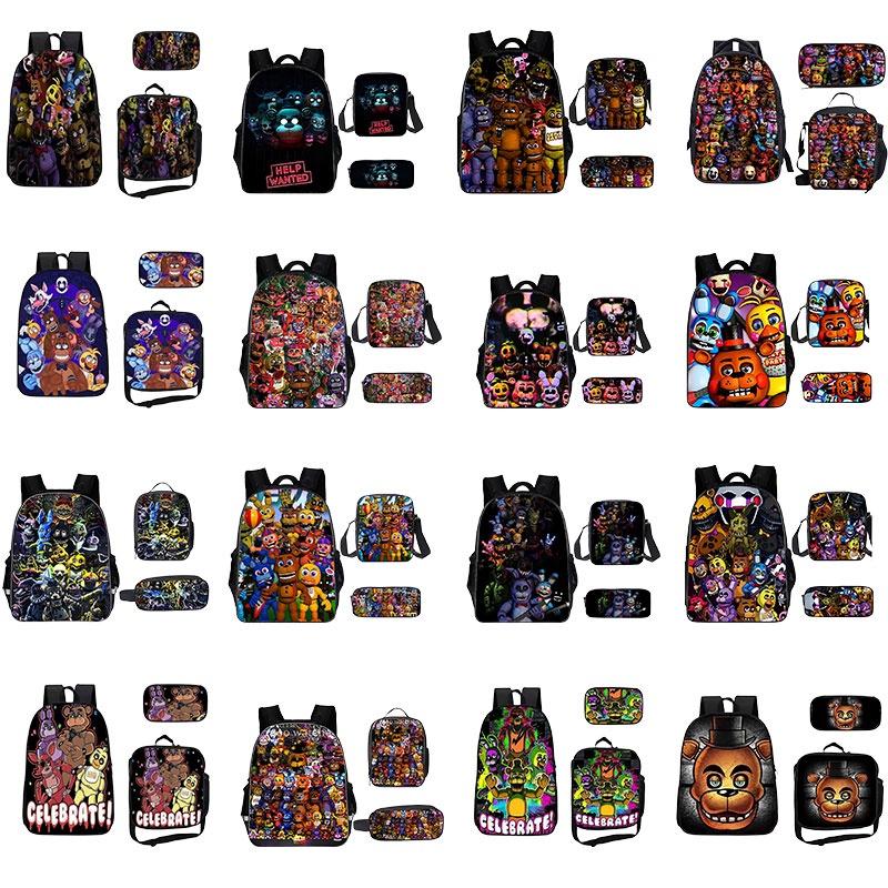 Stylish Toy Bear Backpack For Middle School Students Large Capacity And Vintage Design