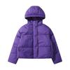 Winter Fashion Loose Women Short Bread Coat with Flower Hooded Warm Thicken Jacket