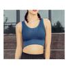 Women Seamless Back Mesh Sports Bra Breathable Quick Dry Shockproof For Yoga Running Fitness