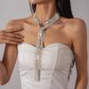 Diamond-encrusted Long Tassel Necklace Waist Chain Personalized Item