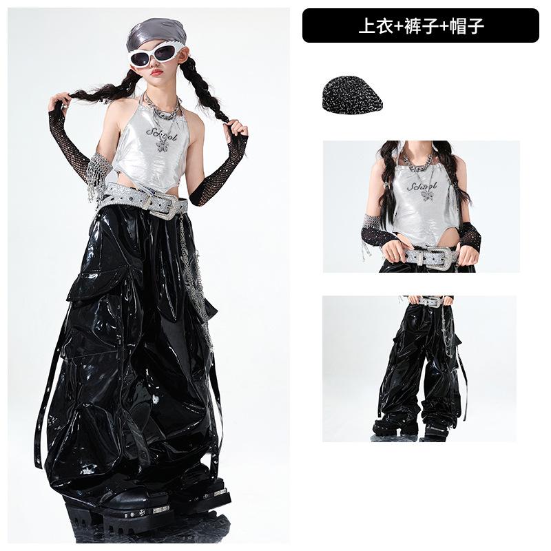 Girls' Jazz Costumes Are Trendy And Trendy Girls' Jazz Less Children'S Costumes Catwalk Girl Group Street Dance Trendy Costumes