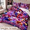 Custom Name Text 3Pcs Bedding Set The Amazing Digital Circus Duvet Cover And Two Pillowcases