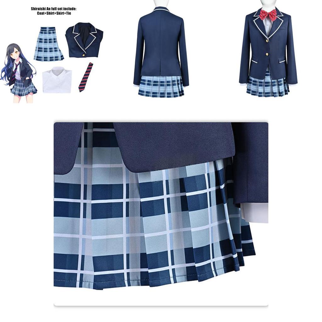 Project Sekai Colorful Stage Feat Cosplay Costume School Uniform Outfit Carnival