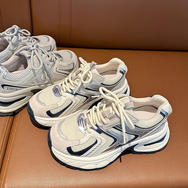 Daddy shoes girl 2025 new spring and summer platform fashion popular versatile Internet celebrity explosion running casual sports shoes tide