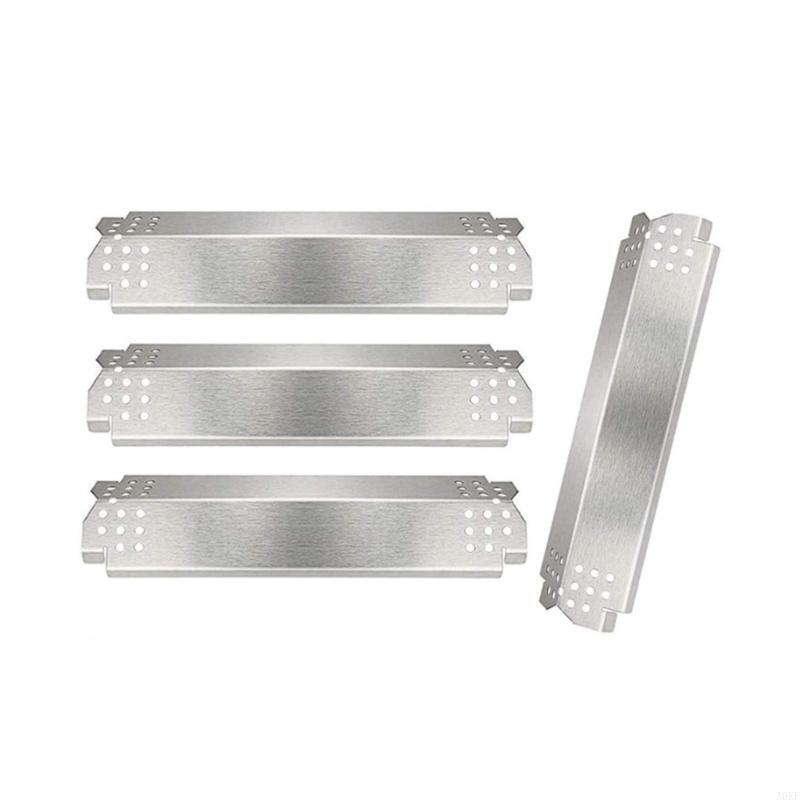 

Stainless Iron Heat Tent Burners Cover for Grills Easy to Install Heat Diffuser Plate Outdoor Cooking Accessories A0KF CN