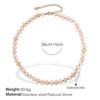 Fashion Color Natural Stone Abacus Bead Bracelet Light Luxury Versatile Personality Bracelet Earrings Jewelry Women