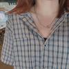 Love Pendant Thai Silver Sweater Hip Hop Cross Necklace Women'S Premium Long Sweater Chain Accessories