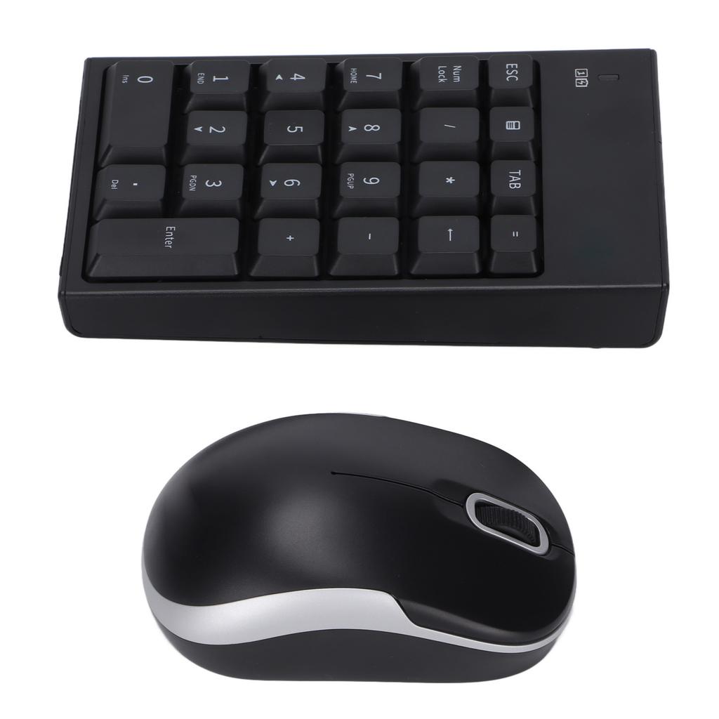 Numeric Keyboard Mouse Set MC‑61CB Wireless 2.4g Portable Silent Keypad Mice for Desktop Laptop