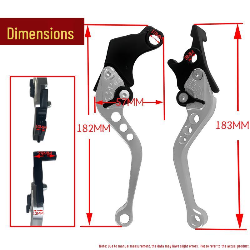SPARK-135 RAYANATJSB-052 Custom Motorcycle Handle Accessories for Wuyang