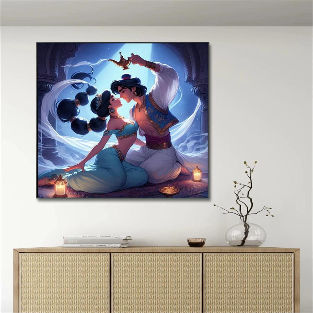 Disney Princess Beautiful Aesthetic Diamond Painting Cross Stitch 5D DIY Puzzle Art Mosaic Embroidery Home Decor Novelties Gift