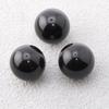 16mm Natural Crystal Agate Round Beads, Holeless, Optional Holes for DIY Ornaments
