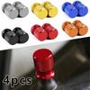 4Pcs for BMW Auto Moto Car Accessories Tool  Car Wheel Tire Valve Stems Caps Aluminum Tyre Rim Stem Covers Airdust Waterproof