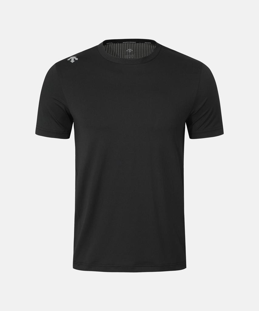 DESCENTE Running Color Block Short Sleeve T-Shirt Black Sr123Rts22 (B Type)