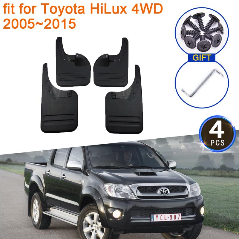 Брызговики для Toyota HiLux 4WD 2005~2015 Аксессуары TruckMasters OX 2006 2007 2008 2009 2010 2011 2012 2013 2014 Крылья Брызговики