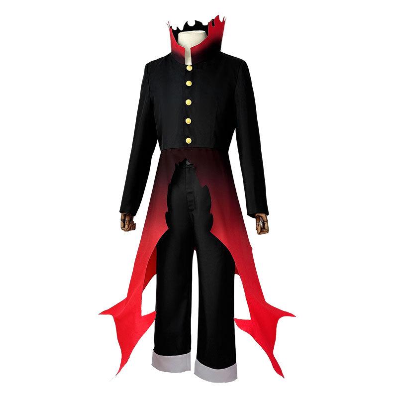 Dandadan Okarun Ken Takakura Cosplay Kostým Paruka Turbo Babička Síly Černý Límec Uniforma Kudrnaté Krátké Vlasy Halloween Párty Oblek